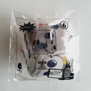 McDonalds 2017 Sony Pictures Emoji Movie - Dice #6 Happy Meal Toy